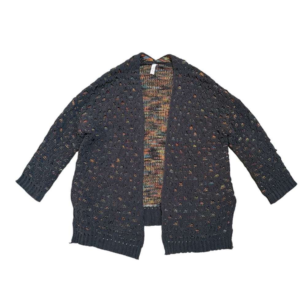 Full multi color knit cardigan